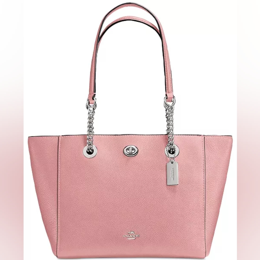 Coach Turnlock Chain Tote NWT